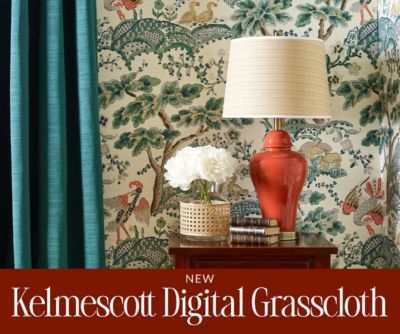 Kelmescott Digitally Printed Grasscloth