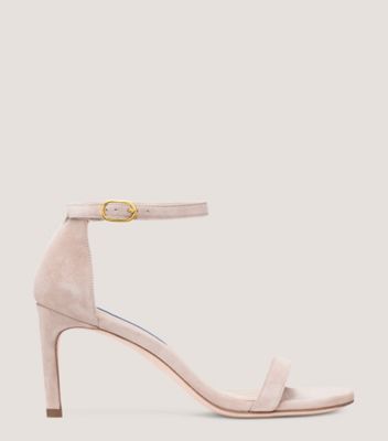 Stuart Weitzman Nunakedstraight Strap Sandal In Dolce Taupe