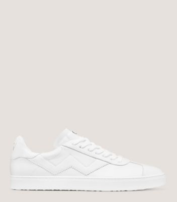 Stuart Weitzman Women's Daryl Leather Sneakers In White