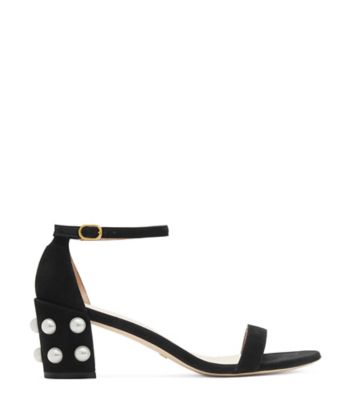 STUART WEITZMAN SIMPLE PEARLS SANDALS,194663362312
