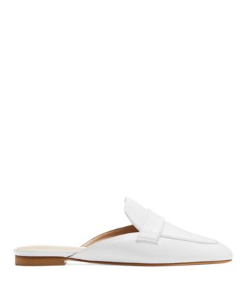 Stuart Weitzman Payson Slide The Sw Outlet In White