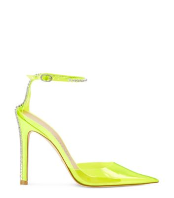 stuart weitzman yellow pumps