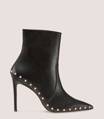 Stuart Weitzman Stuart Pearl 100 Zip Bootie The Sw Outlet In Black