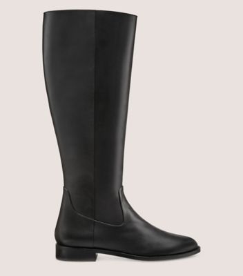 Stuart Weitzman Equestrian Zip Boot The Sw Outlet In Black