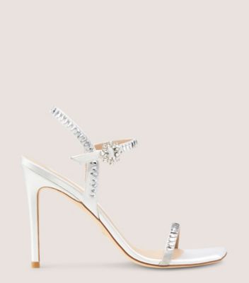 Stuart Weitzman Gemcut 100 Sandal High Heel Sandals In White