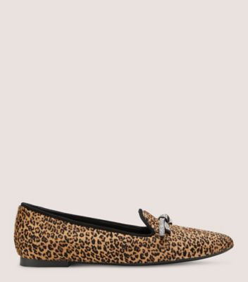 Stuart Weitzman Sw Bow Loafer In Cheetah