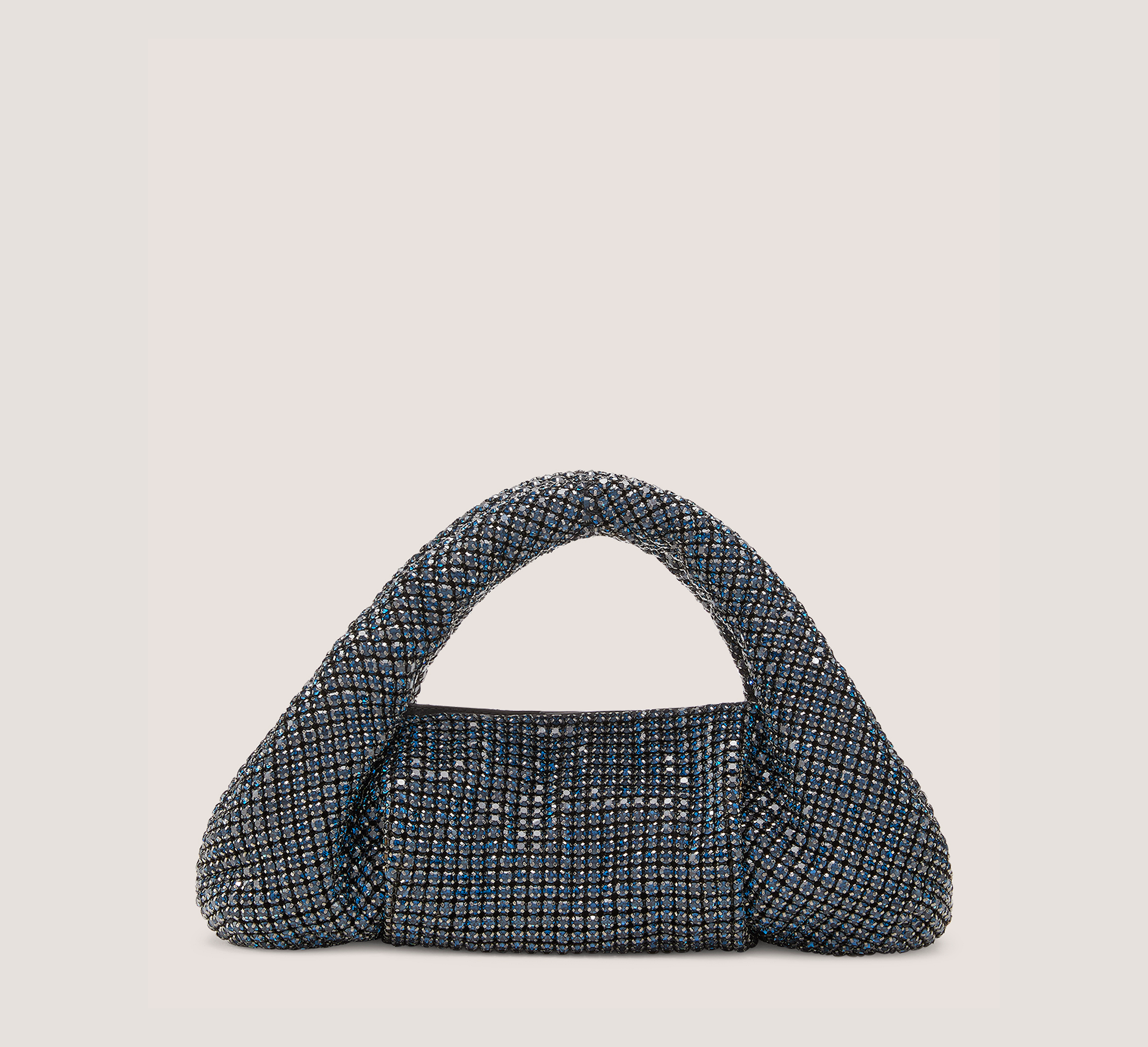 Stuart Weitzman The Moda Shine Mini Tote Handbags In Blue