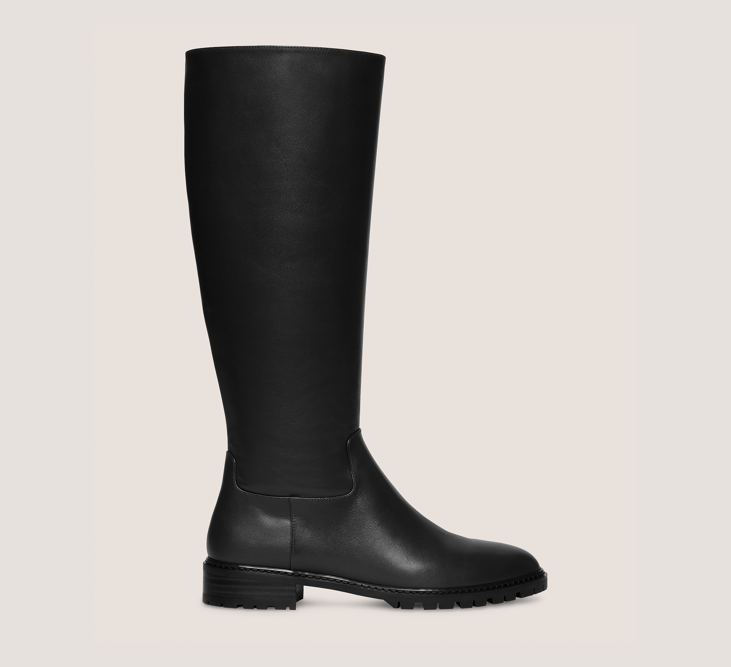 Stuart Weitzman City Zip Knee-high Boot The Sw Outlet In Black