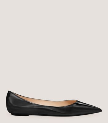 Stuart Weitzman Emilia Flat In Black