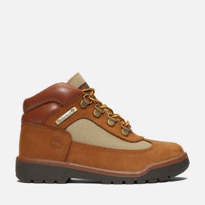 TIMBERLAND | Youth Leather/Fabric Mid Field Boots