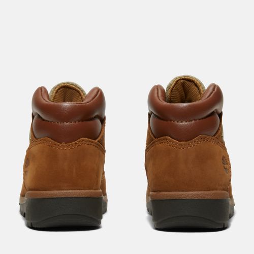 Toddler Leather/Fabric Mid Field Boots-