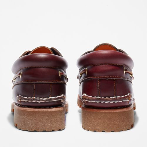 Chaussure bateau Timberland Authentics en cuir cousue main pour hommes-