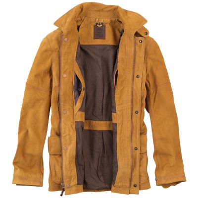 Men's Nubuck Leather Barn Coat | Timberland US Store