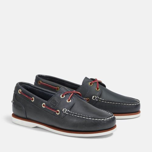 Women's Classic 2-Eye Leather Boat Shoes-