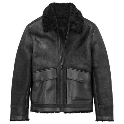 Timberland | Men's Shearling Leather Jacket