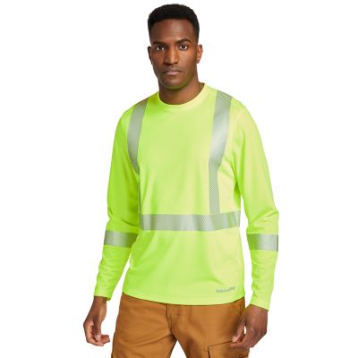 Men's Timberland PRO® Wicking Good High-Visibility Long-Sleeve T-Shirt