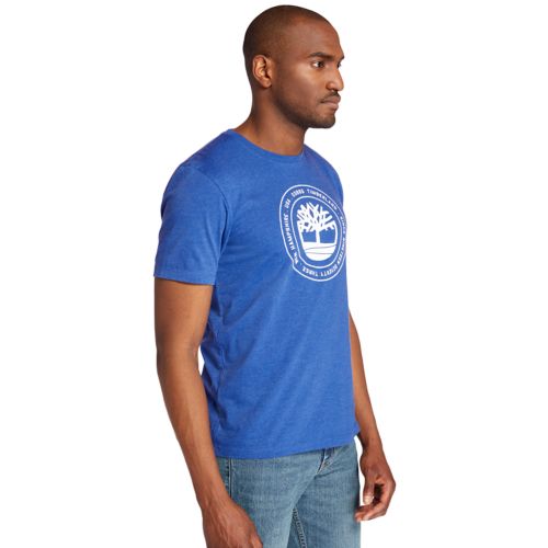 Men's Circle Tree Logo Graphic T-Shirt-