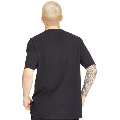 Men's Relaxed Fit Mixed-Media T-Shirt