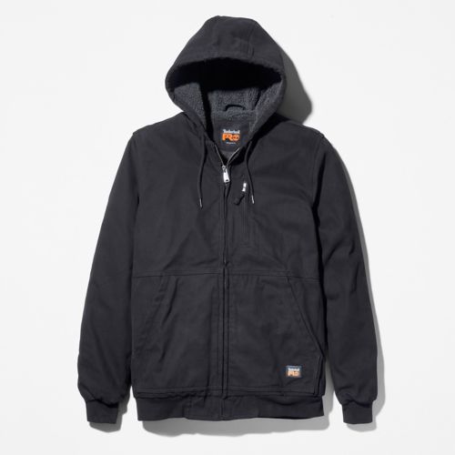 Men's Big & Tall Timberland PRO® Gritman Lined Canvas Hooded Jacket-