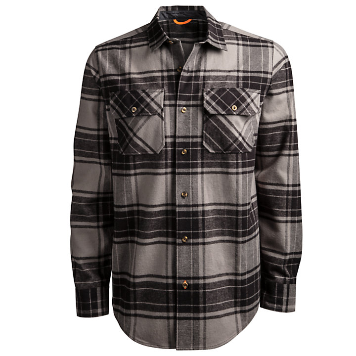 Men's Big & Tall Timberland PRO® Woodfort Heavyweight Flannel Work Shirt-