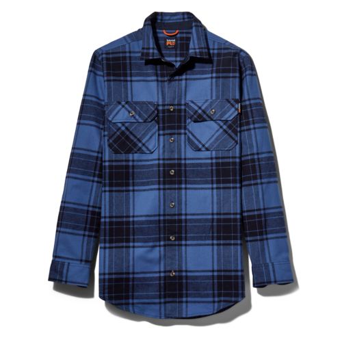 Men's Big & Tall Timberland PRO® Woodfort Heavyweight Flannel Work Shirt-