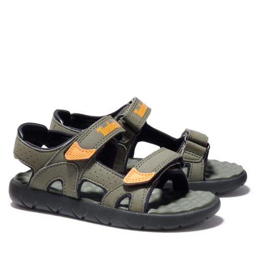 Toddler Perkins Row Mixed-Media Double-Strap Sandals-