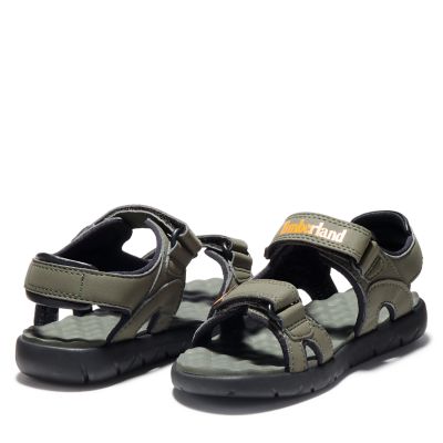 Toddler Perkins Row Mixed-Media Double-Strap Sandals