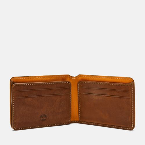 Bifold Stitched Leather Wallet-