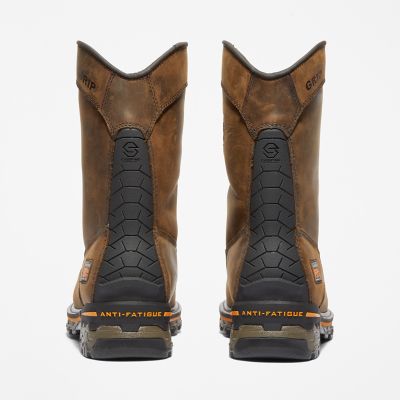 Men's Boondock Waterproof Pull-On Comp-Toe Work Boots