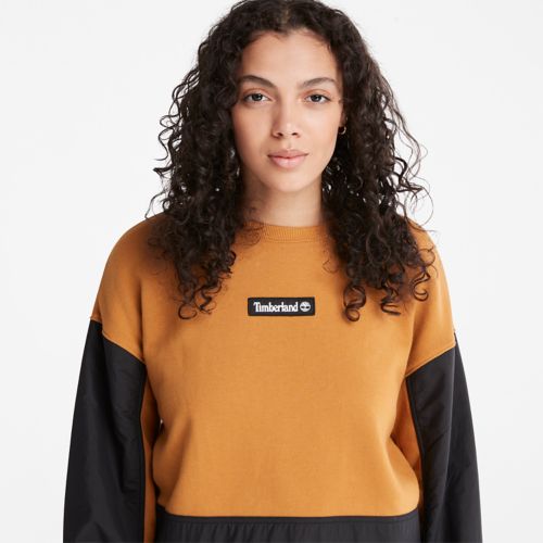 Women's Colorblocked Crewneck Sweatshirt-