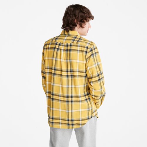 Men's Heavy Flannel Plaid Shirt-