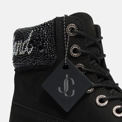 Women's Jimmy Choo x Timberland® 6-Inch Crystal-Collar Boot