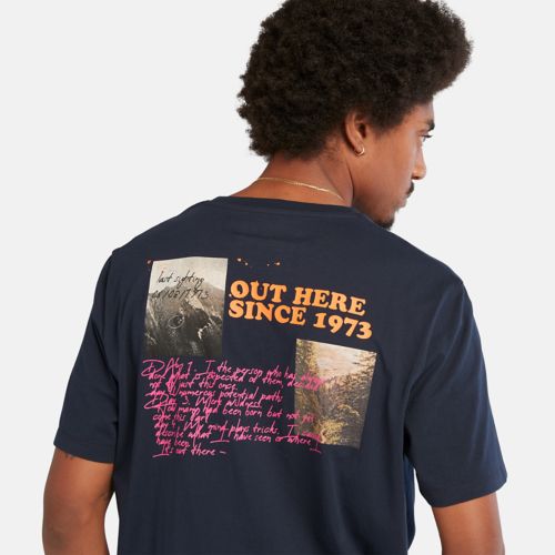 Men's Hiking Vintage Graphic T-Shirt-