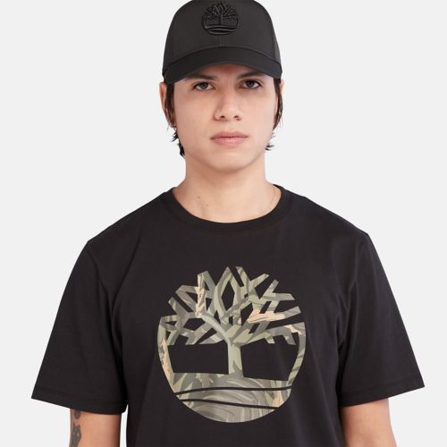Men's Short-Sleeve Tree Logo Camo T-Shirt-