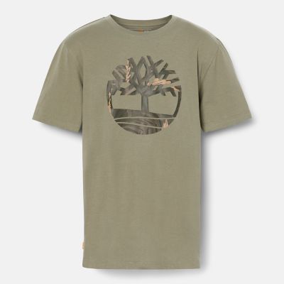 Men's Short-Sleeve Tree Logo Camo T-Shirt