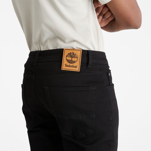 Men's Sargent Lake Slim Stretch Black Denim Jeans-