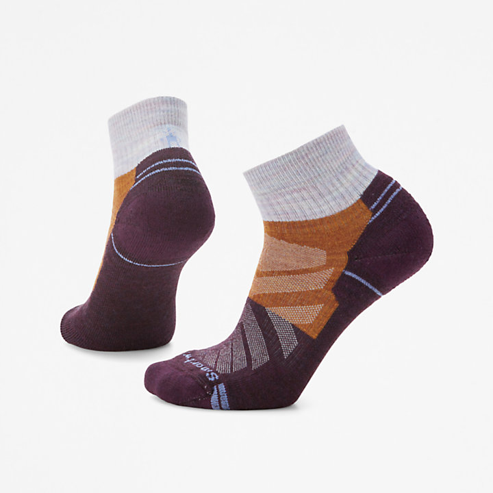 Women's Smartwool® Hike Light Cushion Color Block Pattern Ankle Socks-